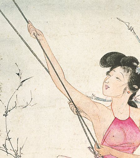 吉水-胡也佛的仕女画和最知名的金瓶梅秘戏图